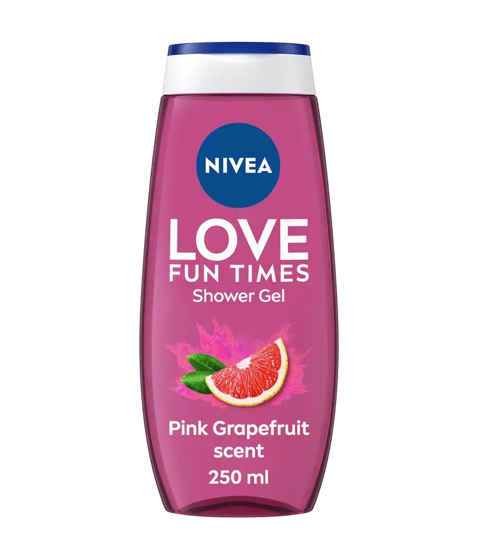 Nivea Love Fun Times Shower Gel Pink Grapefruit UK