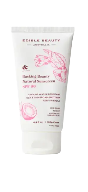 Edible Beauty Basking Beauty Natural Sunscreen SPF 50