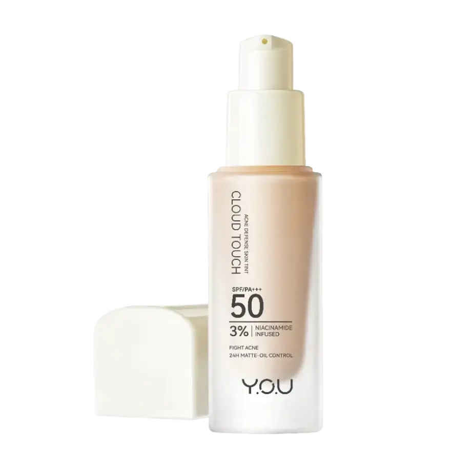 Y.O.U Cloud Touch Acne Defense Skin Tint SPF 50 N504 Rose Vanilla