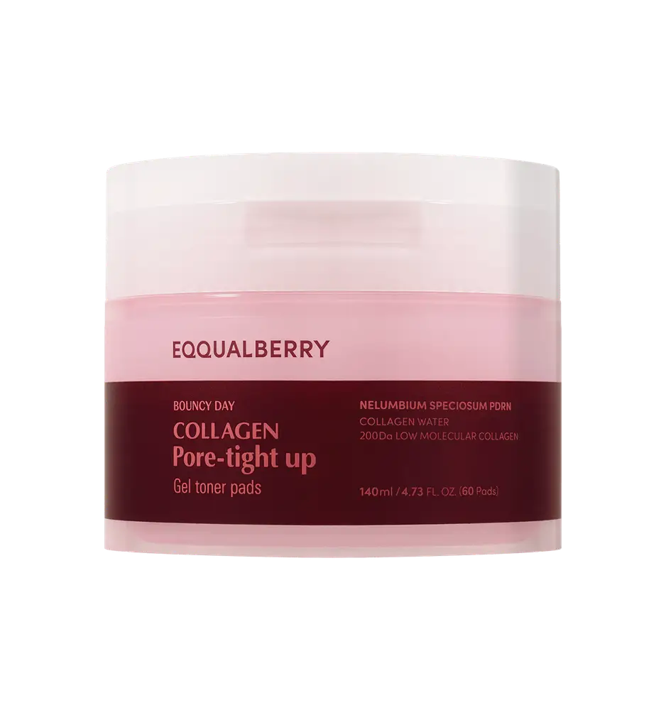 Eqqualberry Collagen Pore-Tight Up Gel Toner Pads