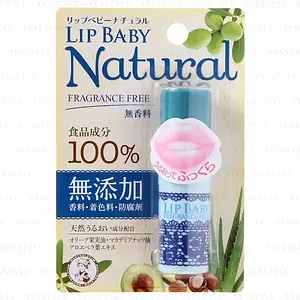 Rohto Mentholatum Lip Baby Natural Lip Balm Fragrance Free
