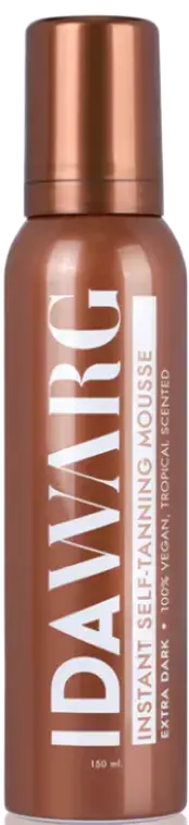 IDA WARG Beauty Instant Self-Tanning Mousse Extra Dark