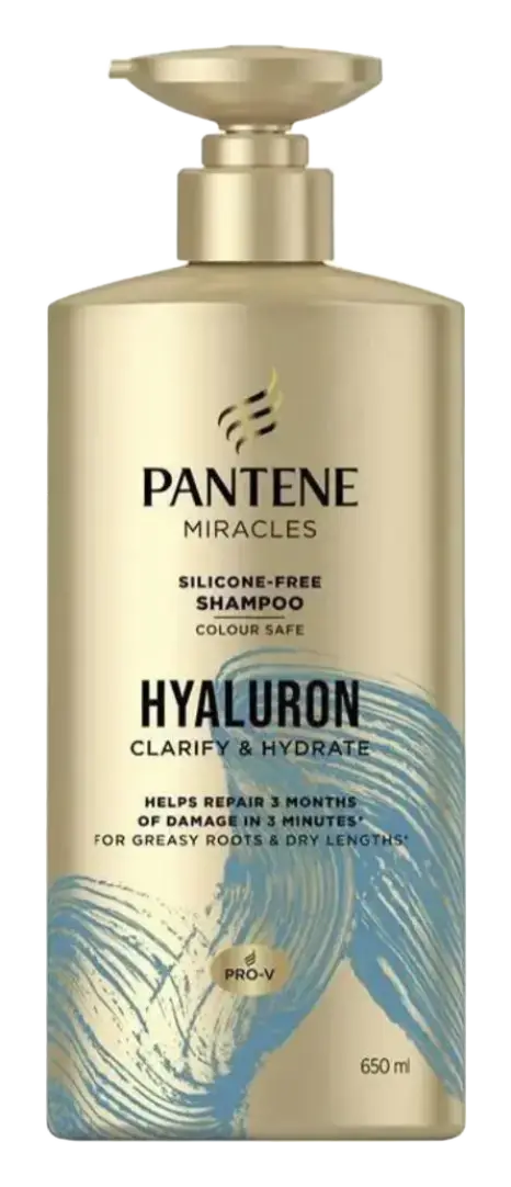 Pantene Miracles Hyaluron Clarify & Hydrate Silicone-Free Shampoo
