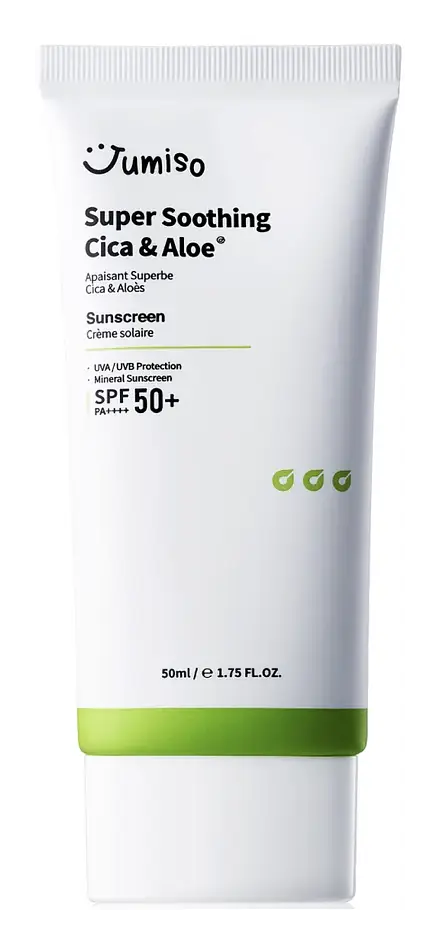 JUMISO Super Soothing Cica & Aloe Sunscreen SPF 50+ PA++++
