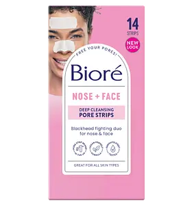 Biore Nose + Face Deep Cleansing Pore Strips