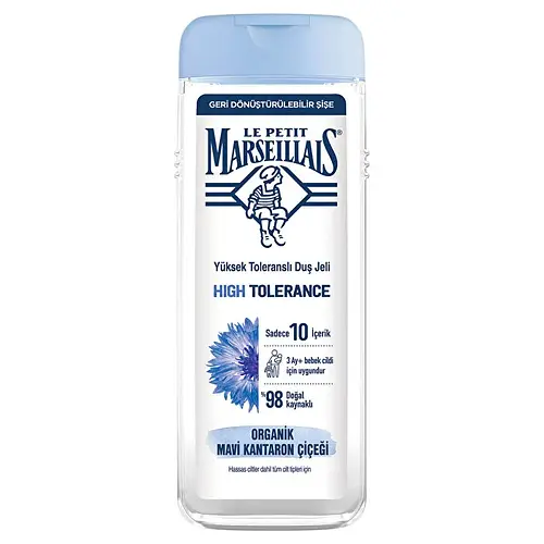 Le Petit Marseillais High Tolerance Moisturizing Shower Gel Organic Cornflower
