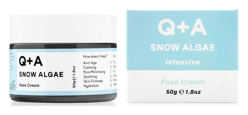 Q + A Snow Algae Intensive Face Cream