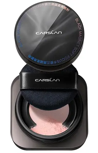 Carslan Black Magnet Soft Focus Make-Up Powder 01 Pink for Dry & Combination Skin