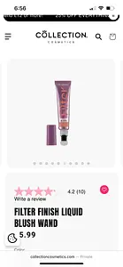 Collection Cosmetics Filter finish liquid blush