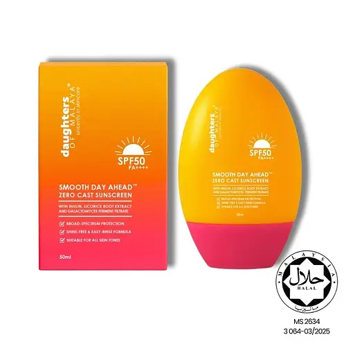 Daughters of Malaya Smooth Day Ahead Zero Cast Sunscreen SPF 50