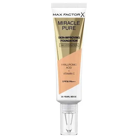 Max Factor X Miracle Pure Skin-Improving Foundation 35 Pearl Beige