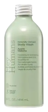 Hey Humans Naturally Derived Body Wash Apple Matcha