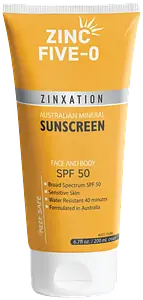 Zinc Five-0 Mineral Face And Body Sunscreen SPF 50