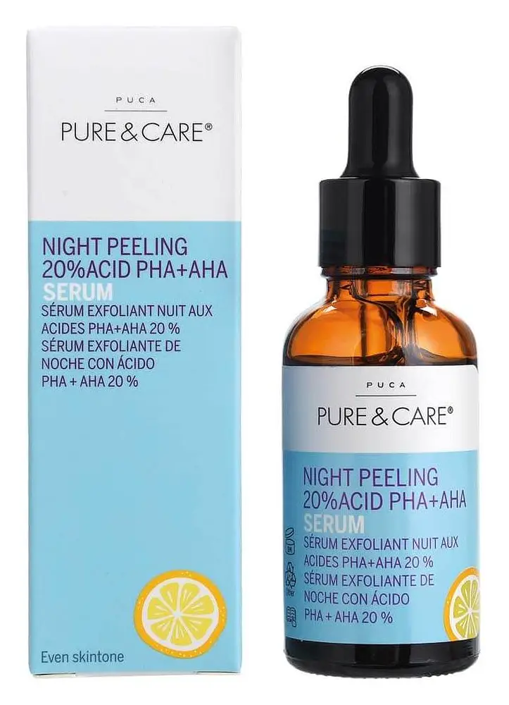 Puca – Pure & Care Serum 20% Acid Night Peeling PHA+AHA