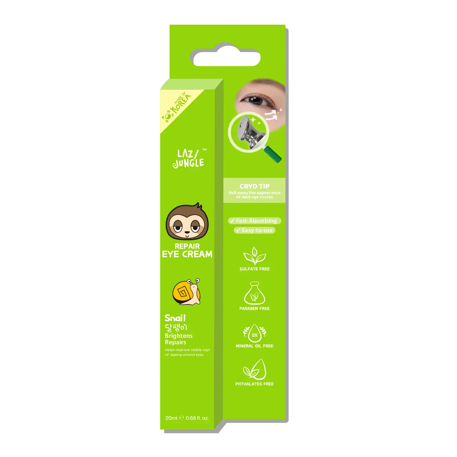 Lazy Jungle Snail Repair Eye Cream