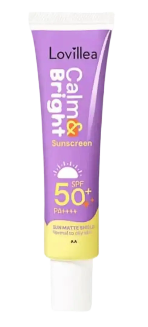 LOVILLEA Calm & Bright Sunscreen SPF 50+ Sun Matte Shield
