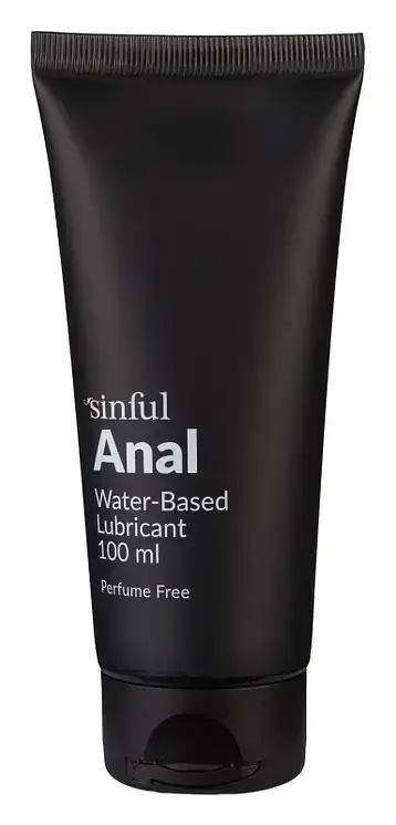 Sinful Anal Water-Based Lubricant Black