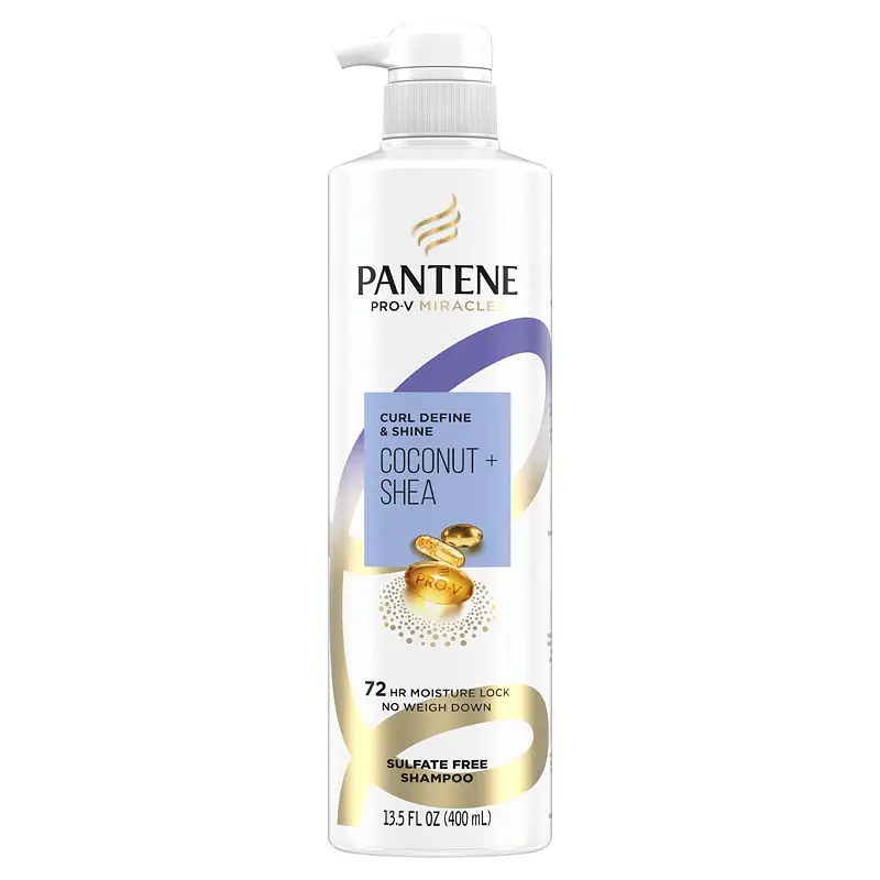 Pantene Curl Define & Shine Coconut + Shea Sulfate Free Shampoo