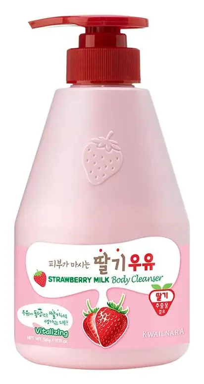 Kwailnara Milk Body Cleanser Strawberry