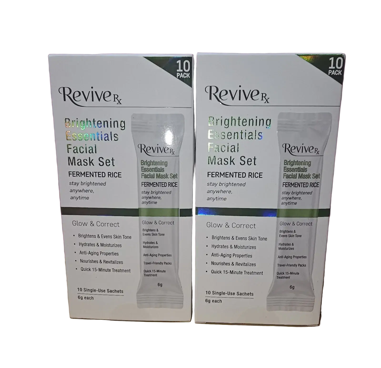ReviveRX Brightening Essentials Facial Mask Set