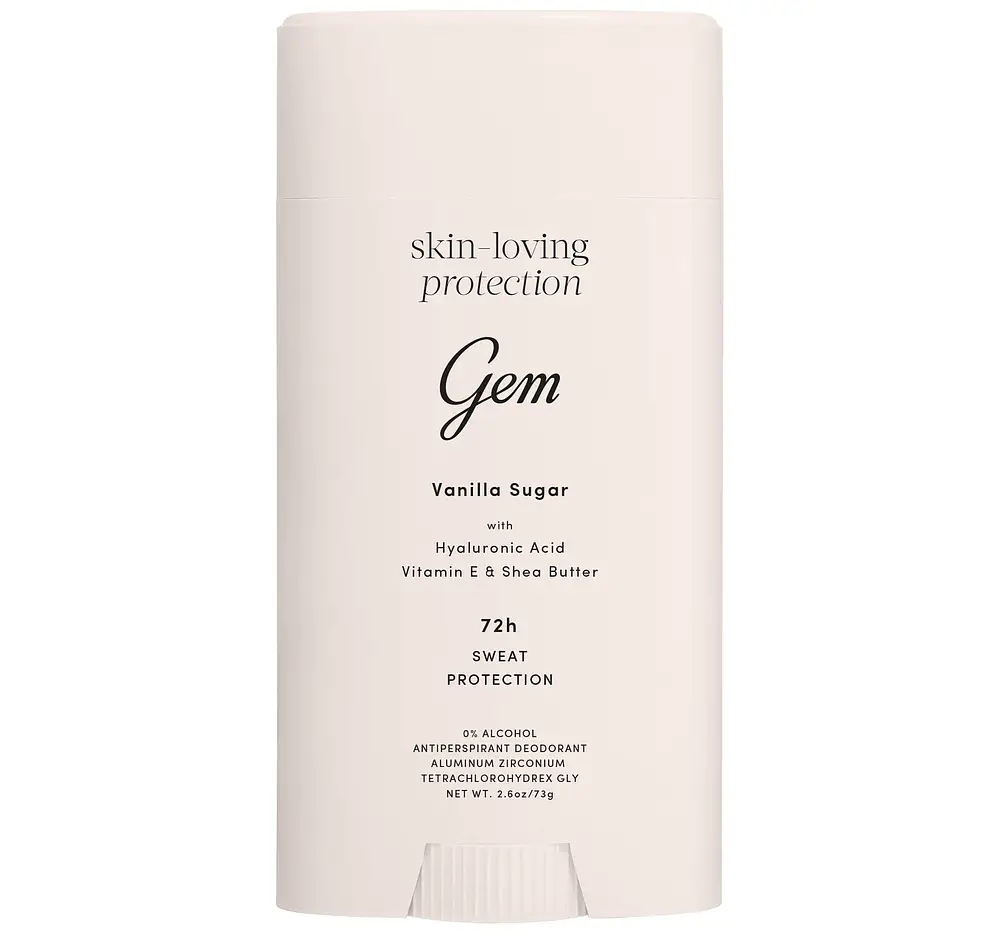 Gem Skin-Loving Protection 72h Sweat Protection Antiperspirant Stick Vanilla Sugar