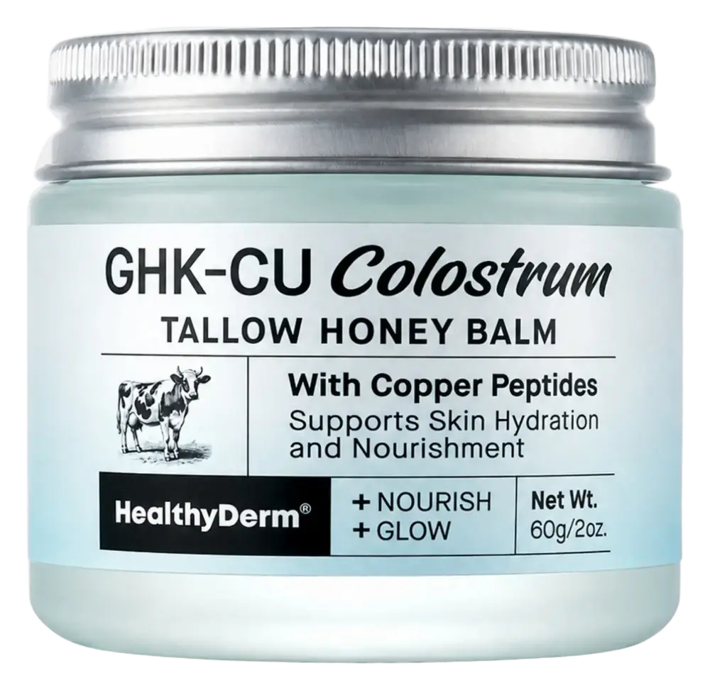HealthyDerm GHK-CU Colostrum Tallow Honey Balm