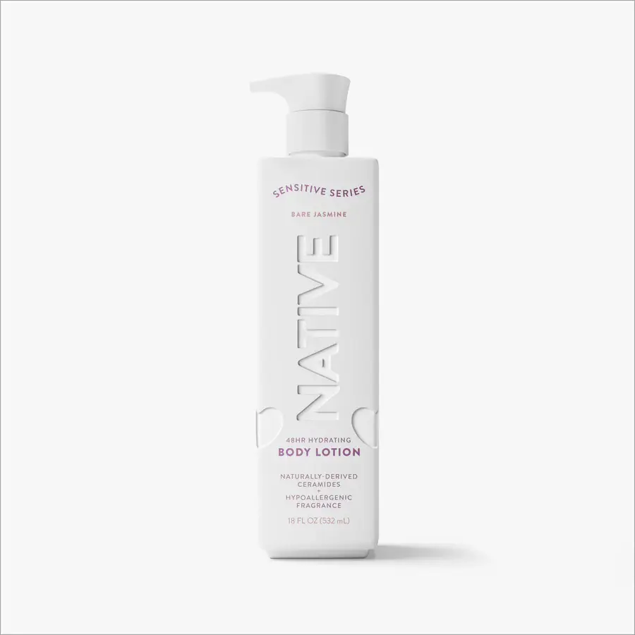 Native Sensitive Series 48Hr Hydrating Body Lotion Bare Jasmine