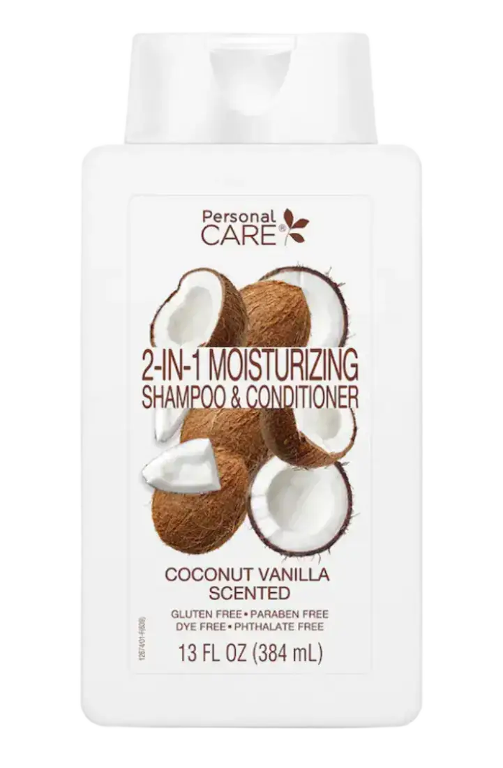 Personal Care Coconut Vanilla Scented 2-In-1 Shampoo & Conditioner