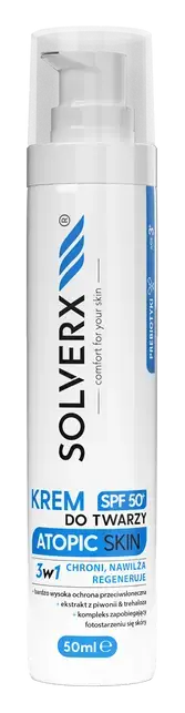 Solverx Atopic Skin Face Cream With SPF 50+