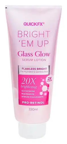 Quickfx Bright Em Up Flawless Bright Serum Lotion
