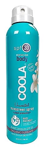 COOLA Eco-Lux SPF 30 Unscented Sunscreen Spray
