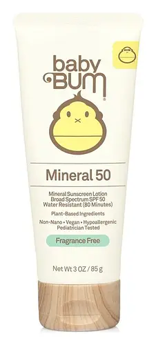Sun Bum Baby Bum Mineral SPF 50 Sunscreen Lotion-Fragrance Free