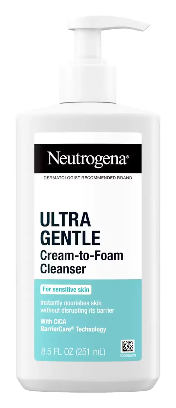 Neutrogena Ultra Gentle Cream  to Foam Cleanser