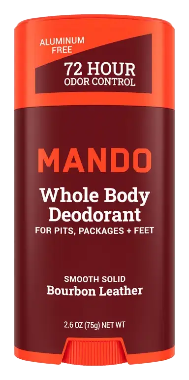 Mando Whole Body Deodorant Stick Bourbon Leather