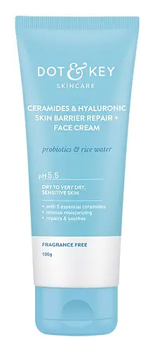 Dot & Key Skincare Ceramides & Hyaluronic Skin Barrier Repair Face Cream