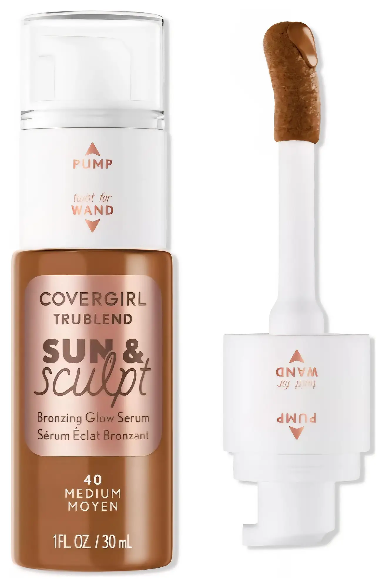 Covergirl TruBlend Sun & Sculpt Bronzing Glow Serum 40 Medium