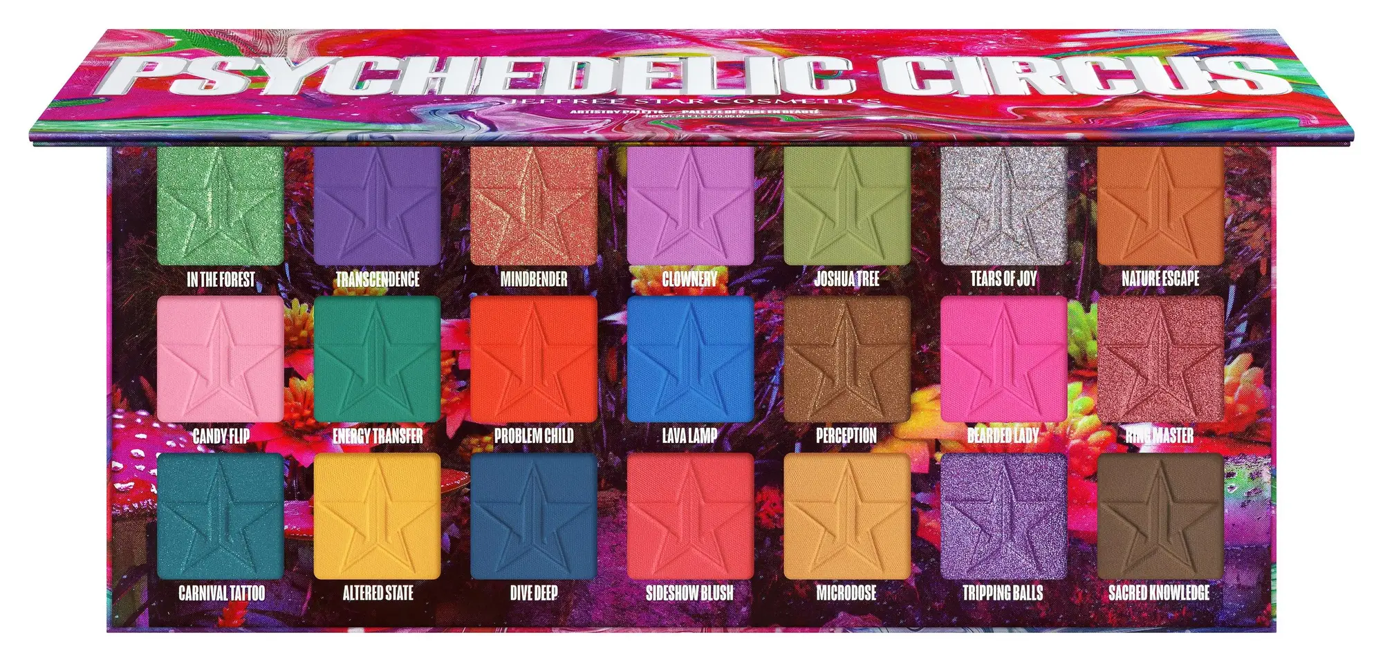 Jeffree Star Cosmetics Psychedelic Circus Palette