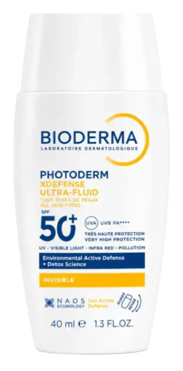 Bioderma Photoderm XDefense Ultra-Fluid SPF 50+ Invisible France