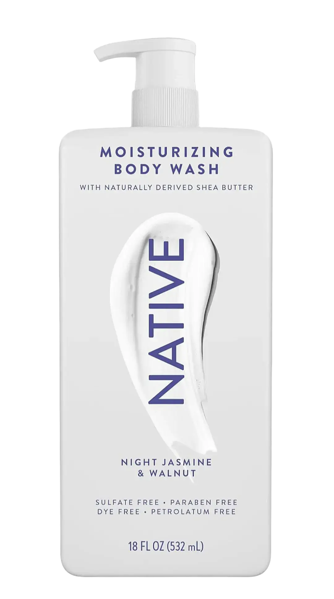 Native Moisturizing Body Wash Night Jasmine & Walnut