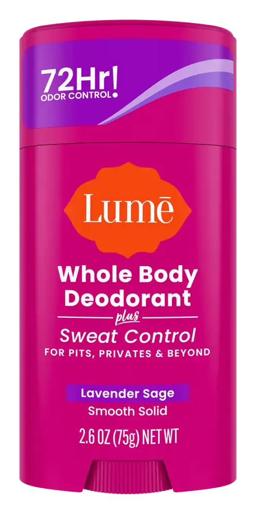 Lume Solid Stick Deodorant + Sweat Control Lavender Sage