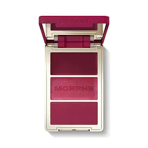 Morphe Cheek Thrills Multi-Finish Face Trio Wine & Dine