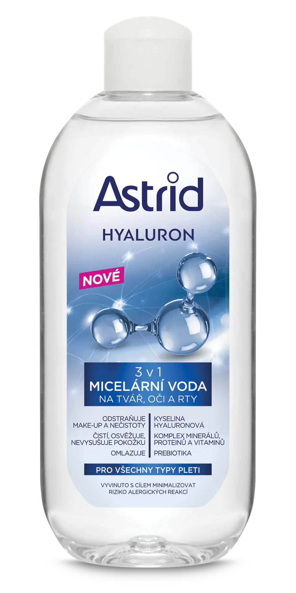 Astrid Hyaluron 3 V 1 Micelárni Voda