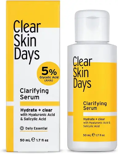 Clear Skin Days Clear Skin Days Hyaluronic Acid, Glycolic Acid & Salicylic Acid Clarifying Serum