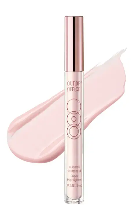 Out Of Office Liquid Hightlighting Contouring Super Highlighter Pink Glow