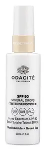 Odacité California SPF 50 Tinted Mineral Drops 01 Fair