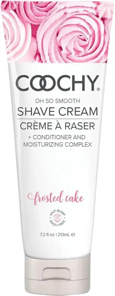 Coochy Shave Cream Frosted Cake