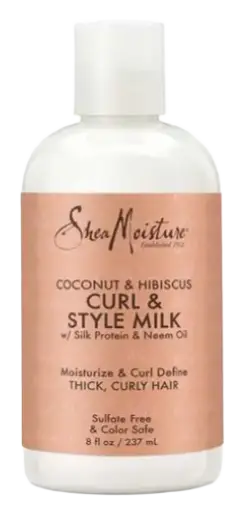 Shea Moisture Coconut & Hibiscus Curl & Style Milk For Thick Curly Hair