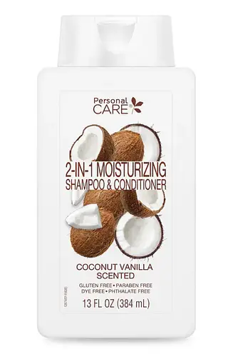 Personal Care Coconut Vanilla Scented 2-in-1 Shampoo & Conditioner