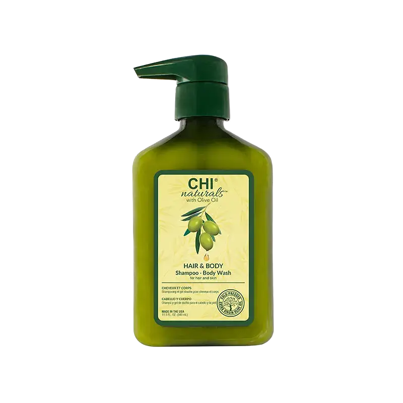 CHI Haircare Naturals With Olive Oil Hair And Body Shampoo And Body Wash