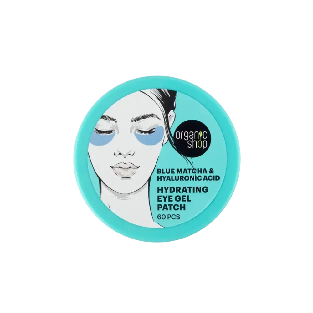 Organic Shop Blue Matcha & Hyaluronic Acid Hydrating Eye Gel Patch
